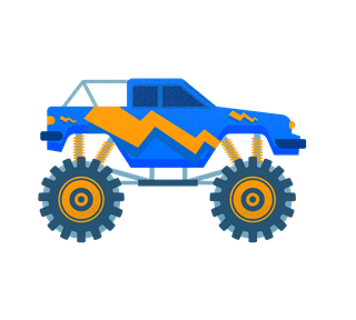 Monster Truck Sticker