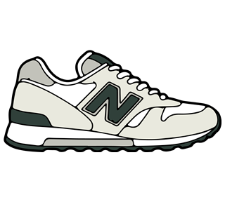 Green New Balance That Girl Sticker