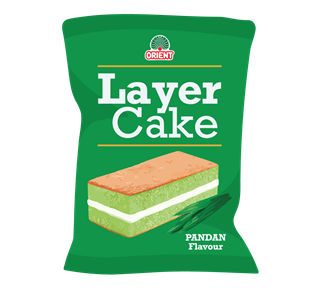 Pandan Layer Cake Asian Snack Sticker