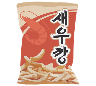 Shrimp Chips Asian Snacks Sticker
