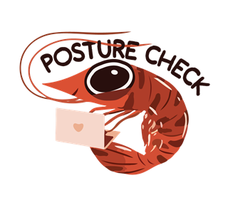 Posture Check Sticker
