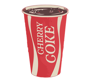 The Summer I Turned Pretty Cherry Coke Sticker