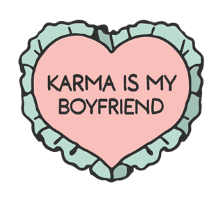 Taylor Swift Karma Is My Boyfriend Sticker