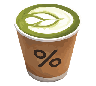 Clean Girl Matcha Latte Sticker