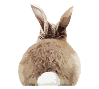 Vanilla Girl Bunny Sticker