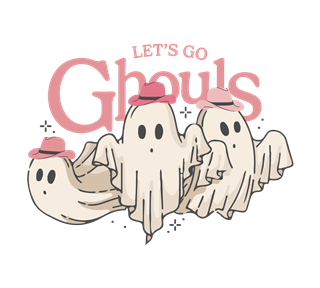 Halloween - Lets Go Ghouls Sticker