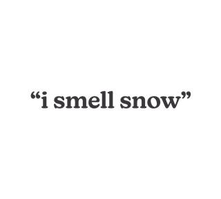 Gilmore Girls - I Smell Snow Sticker