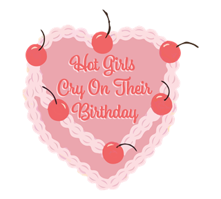 Hot Girls Cry On Their Birthday Sticker