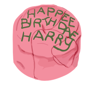 Harry Potter Happee Birthdae Harry Sticker