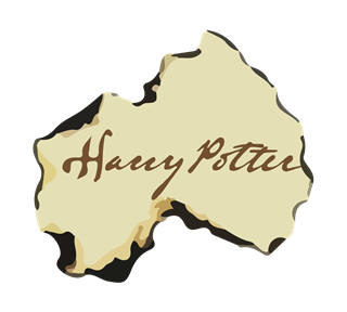 Harry Potter Burnt Paper Sticker