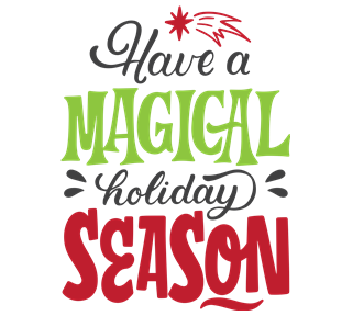 Magical Holiday Season Sticker