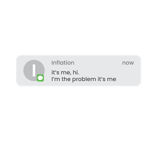 Economy - It is Me Hi I am The Problem It is Me Sticker