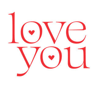 Love You Sticker