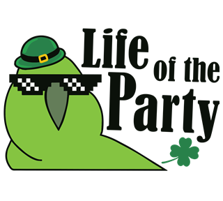 Life Of The Party Sticker