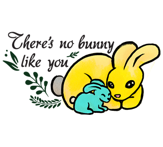 No Bunny Like You Sticker