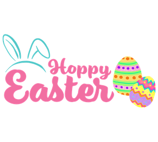 Hoppy Easter Sticker
