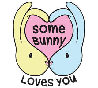Some Bunny Loves You Sticker
