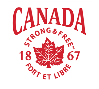 Canada Strong & Free 1867 Sticker