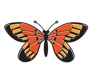 butterflies Sticker