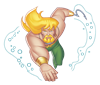 Aquaman Swimming