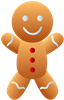 Christmas Gingerbread Man