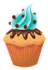 Cupcake Chocolate Mint