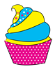 Cupcake Polka Dot