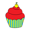 Cupcake Red