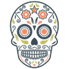Day of the Dead Skull Mask 3