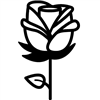 Graphic Rose Flower