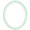 Green Oval Frame