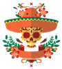Halloween Sugar Skull