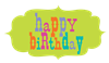 Happy Birthday