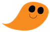 Happy Cartoon Ghost