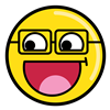 Happy Face Wearing Glasses