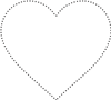 Heart Border Dotted