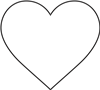 Heart Border Thin