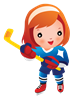Hockey Player Girl