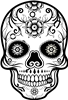 Ink Line Sugar Skull 1