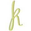 Letter K