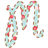 Letter M Floral