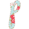 Letter P floral