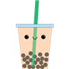 Peach Bubble Tea