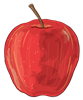 Red Apple Watercolour
