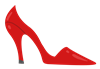 red shoes