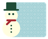 Retro Snowman & Snow Patterns