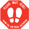 Social Distancing Floor Decal