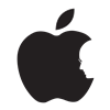 Steve Jobs Apple Silhouette Icon Black