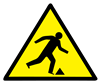 tripping sign
