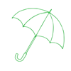 Umbrella Outline
